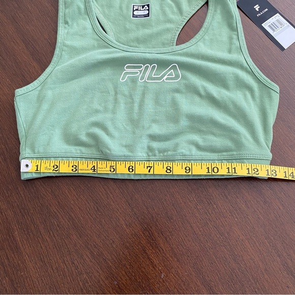 FILA Bloom Green Sports Bra Size 1X NWT - Picture 10 of 10